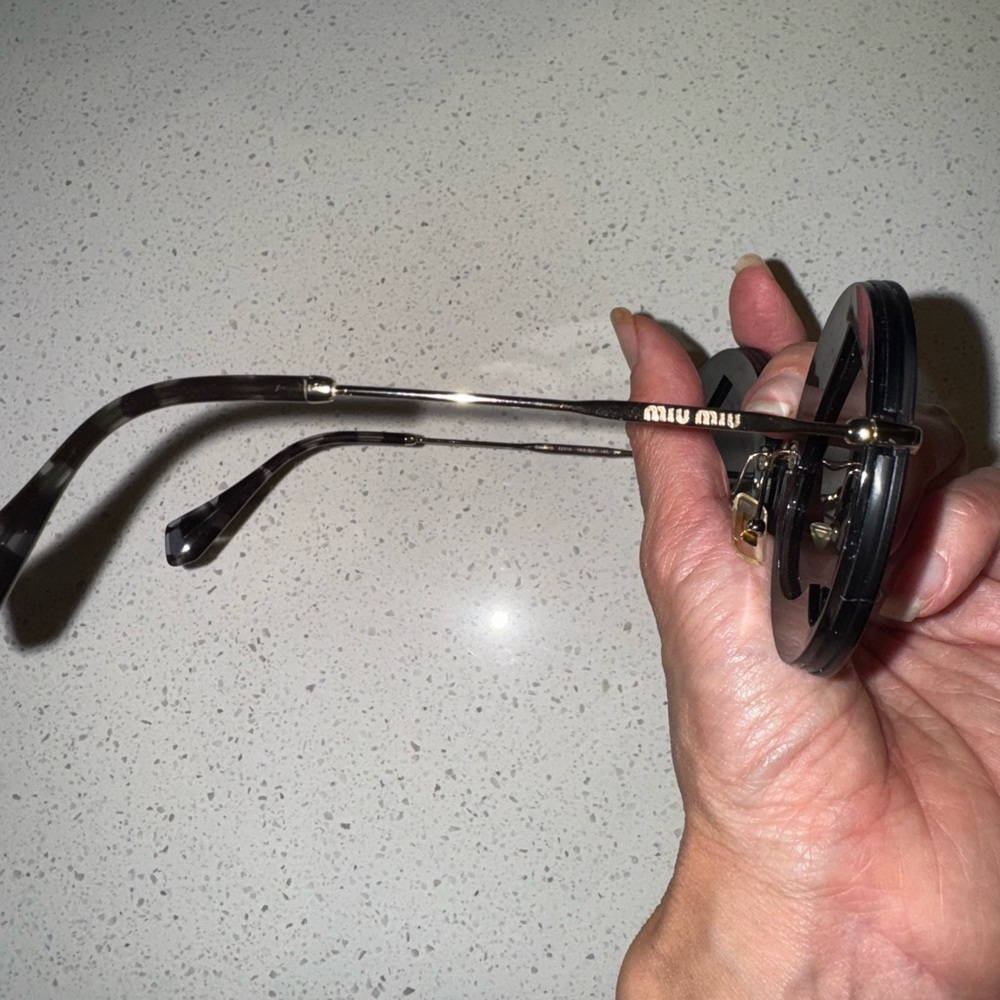 Miu Miu Black Heart Sunglasses - Picture 4 of 7